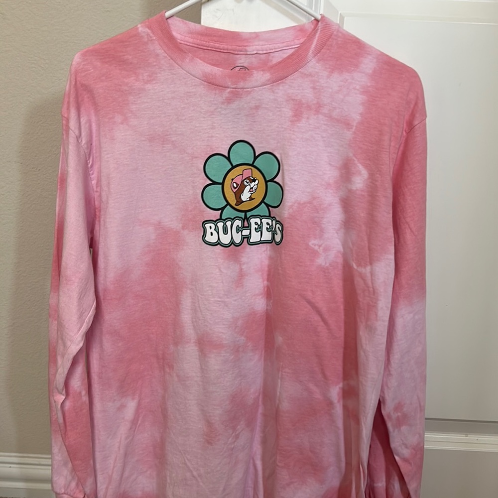 pink tie dye shirt